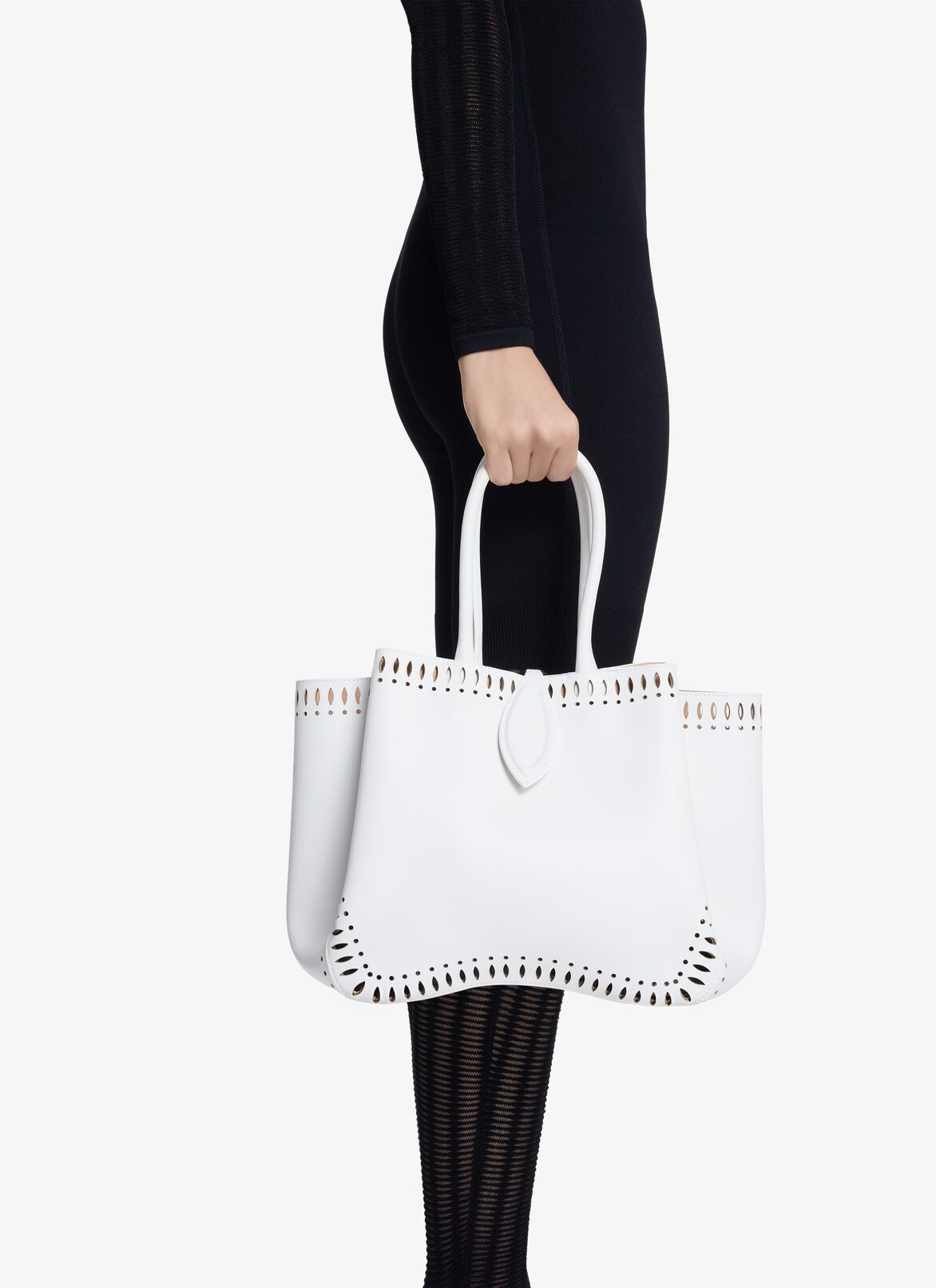 Handbags ALAÏA OPTIC WHITE HANDBAGS